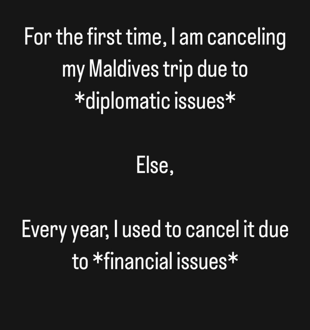 The truth. 😄 🤣 
#ExploreIndianIslands #ExploreIncredibleIndia 
#maldivesboycott
