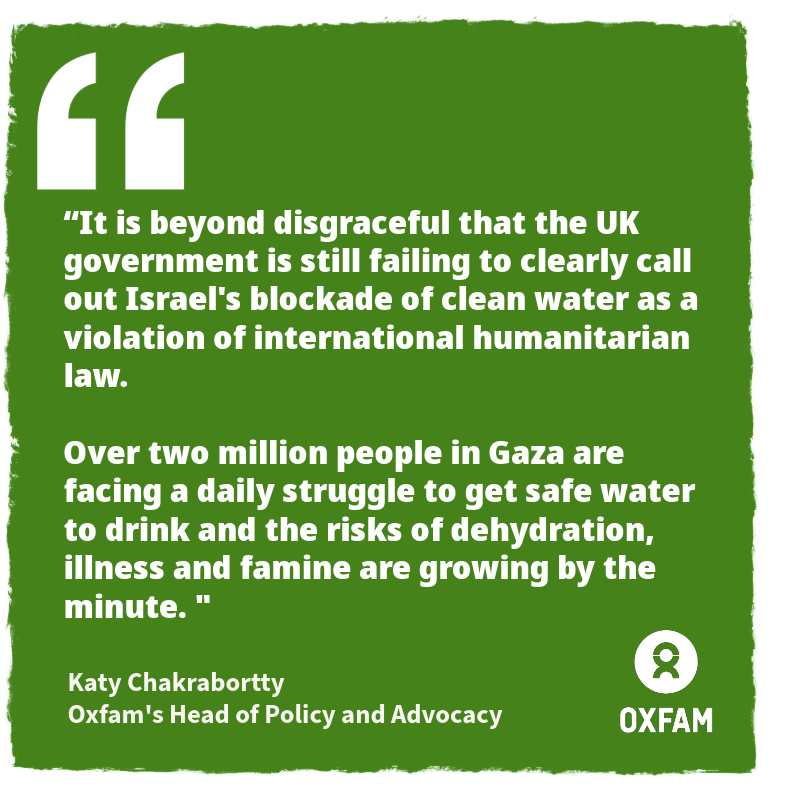 oxfamgbpress's tweet photo. REACTION: Oxfam's @KTChakrabortty responds to comments made by Foreign Secretary, Lord Cameron, at today's Foreign Affairs Committee https://t.co/AWIZBVCJGi https://t.co/ue7YouipYn