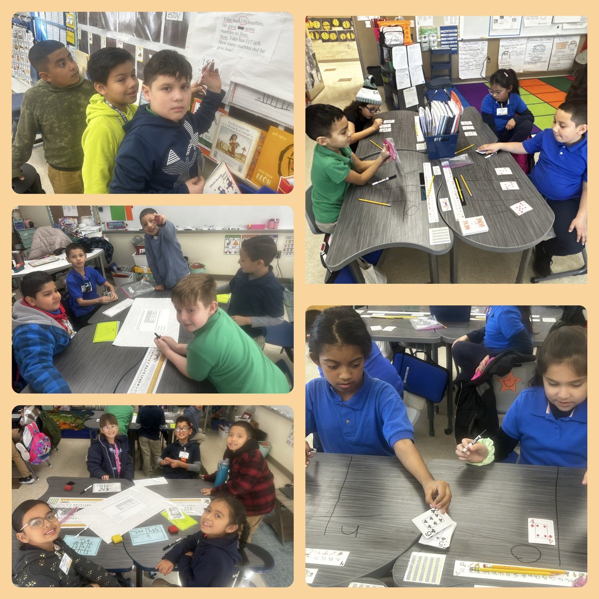 DelValleES_YISD's tweet image. First day of Math Blitz @DelValleES_YISD 
Students enjoying working on different math strategies and adding, comparing, and ordering numbers as well as matching fraction games! 2024. #THEDISTRICT #WeDeliverExcellence  @OFOD @maritza08OFOD @NAstorga_APMME @tippih833 @oceans80