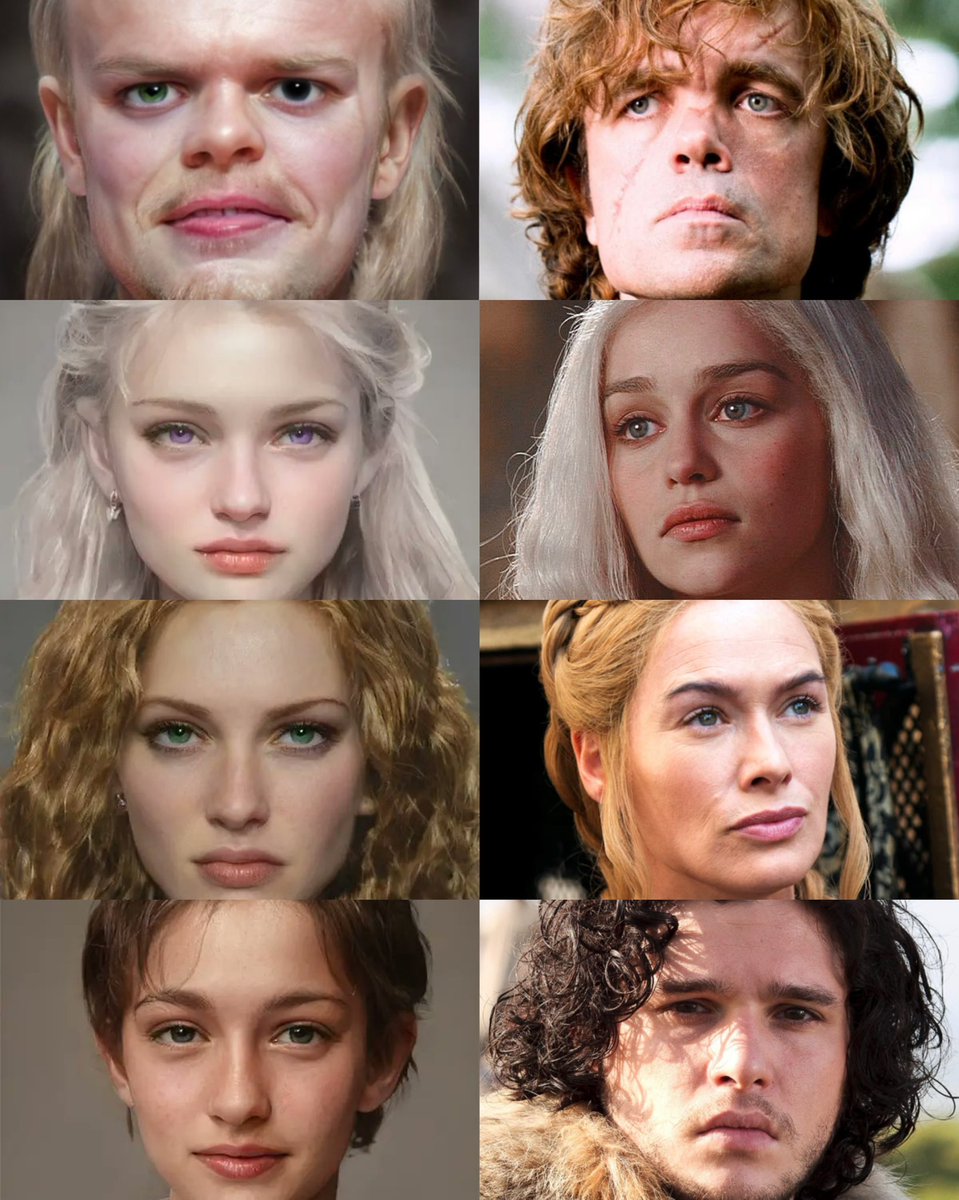 KingTargaryenn's tweet photo. HILO🧵

Los personajes de Game of Thrones según las descripciones de los libros (incluidas en el hilo) y las diferencias con sus apariencias en la serie.

Se agradecen los Rt y para disfrutar de más contenido sobre este Universo sígueme aquí: @KingTargaryenn https://t.co/mhg1KUhgwa
