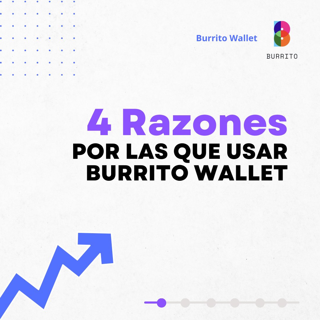 ¡Hey comunidad Burrito! 🌞🌯

¿Quieres saber por qué Burrito Wallet es una excelente opción para gestionar tus criptoactivos? 

Sigue el hilo y entérate! 👇

#Defi #Bitcoin📷 #Ethereum #CryptoLifestyle #Colombia #Latinoamerica #México #Argentina #bullmarket #cryptotrading