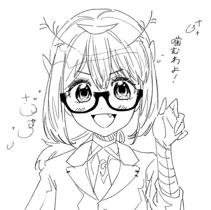 落書きカガちゃん。#害虫紳士 