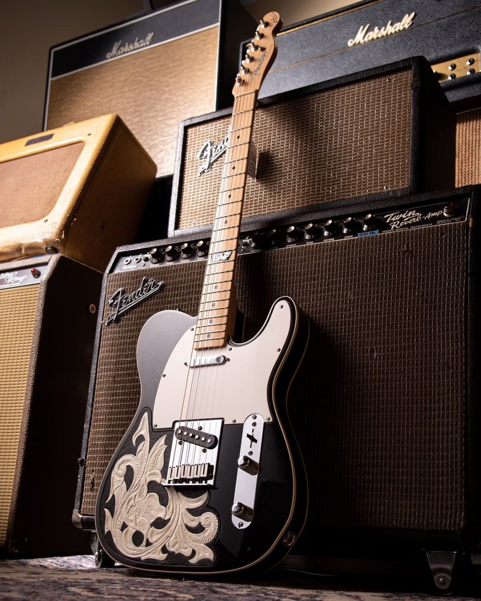 Waylon Jennings Fender Telecaster #guitar #Fender #Telecaster #WaylonJennings #TeleTuesday