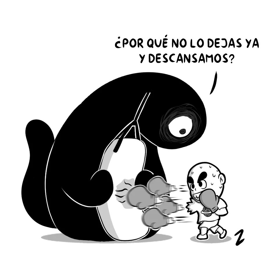 zereg's tweet photo. Pereza 

https://t.co/XEKw4C86AP

#clipstudio #huion #huiontablet #daily #dailyart #emociones #perezavsesfuerzo #esfuerzo #luchar #pereza #ganas #cama #nada #saludmental #boxeo #saco #guantes #golpes #sueño https://t.co/dotiTxNwAE