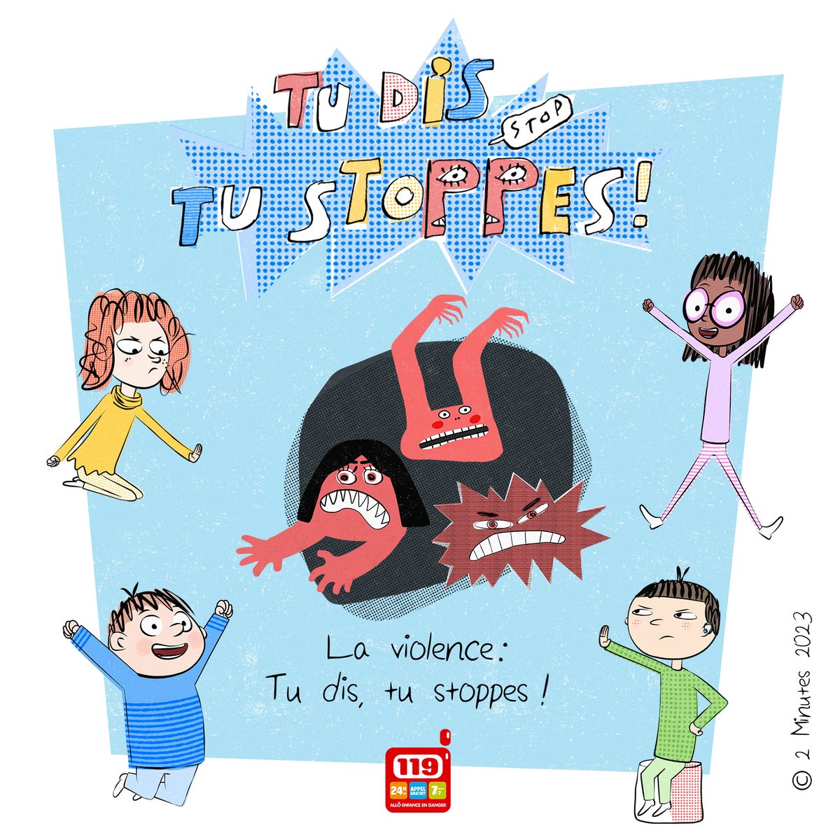 DC_FR_info's tweet photo. La nouvelle série d'animation pour sensibiliser aux violences faites aux enfants #TuDisTuStoppes sera diffusée dès le 31 janvier sur @DisneyChannelFR, @canalplus, @Francetele, @M6, @gulli, @TF1, @tfx et @bayam_fr. https://t.co/j05xH04E8g
