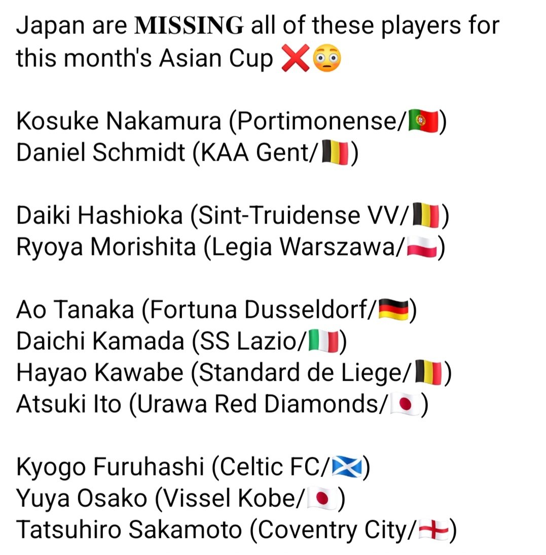 Suman01official's tweet photo. #AsianCup2023
#Japan : STILL FAVOURITE 👍
Whereas 🇮🇳⚽ fans are already disappointed for the absence of #AnwarAli #Jeakson #Ashique & #Sahal 🥲
Remember: Population of #Japan is approx 13 Cr 🙂
Till 80's we were good vs #Japan
What went wrong after that 🤔
@IndianFootball 🇮🇳⚽ https://t.co/t1fAhdmjYI