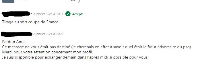 Les recruteurs se trompent dans leurs messages ? Les candidats aussi ! 😂 (c'est qui l'adversaire du PSG alors ?)
