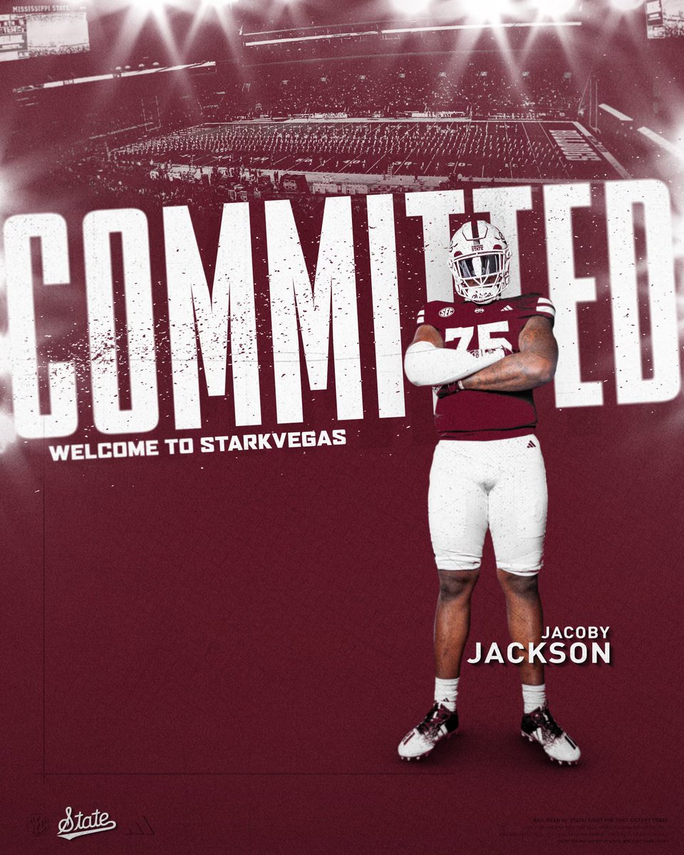 JacobyJackson75's tweet image. Starkville, let's work! 🐶