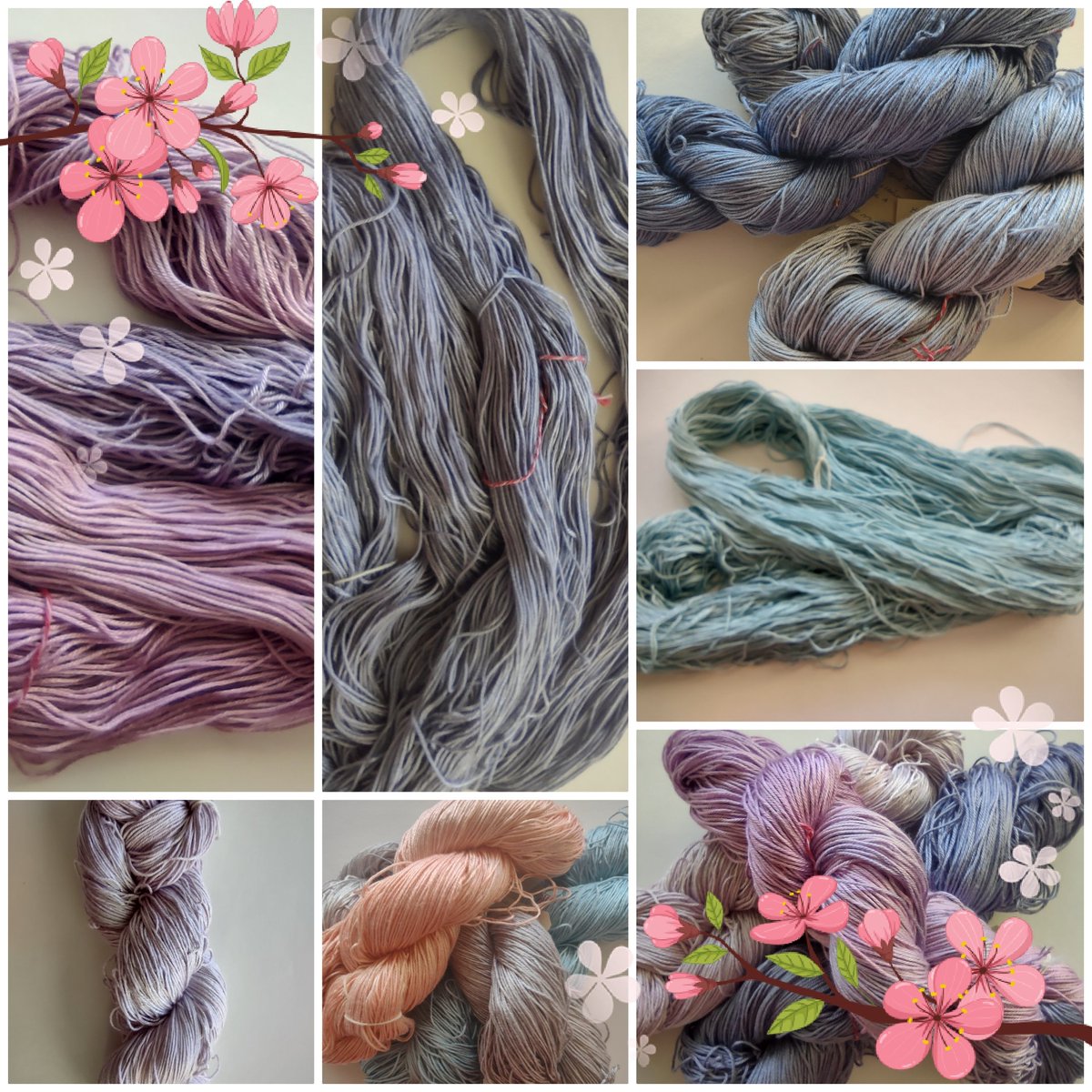 HeleneG_J's tweet image. Some of the Mulberry silk in fingering weight listed recently at blaapelsin.etsy.com. There will be more added soon 
#MHHSBD #shopindie #handdyed #knittingtwitter #inbizhour