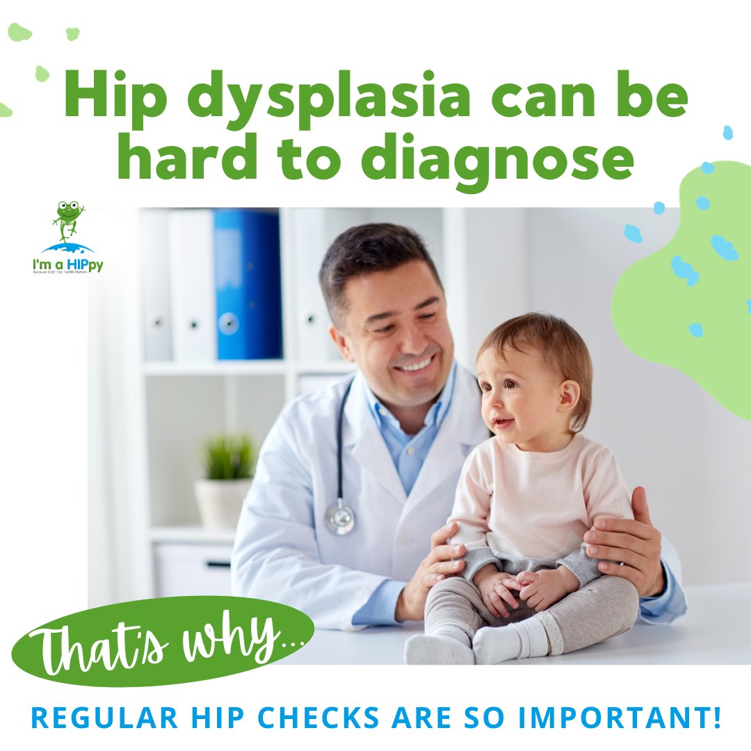 HIPpyHipHealth's tweet photo. Hip dysplasia can be challenging to diagnose..
⚡️That’s why #hipchecks are so important!
Here are some symptoms you can watch out for at home👇
👉asymmetric buttock creases
👉hearing the hip click, pop, or clunk
👉limited range of motion in the hip joint
👉difficulty diapering https://t.co/EiUnM03R5x
