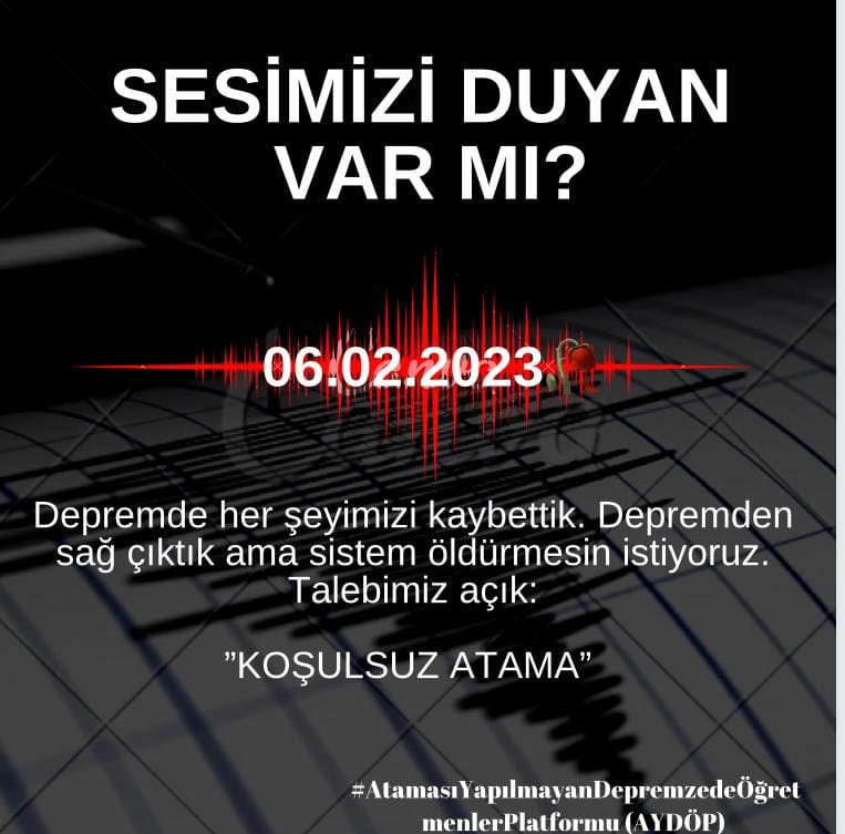 Evlerimiz, çalışma alanlarımız yok. Hayata tutunmak istiyorz.Çocuklarımz için buna mecburuz.
<a href="/RTErdogan/">Recep Tayyip Erdoğan</a> <a href="/EmineErdogan/">Emine Erdoğan</a> <a href="/emrkongar/">Emre Kongar</a>
<a href="/lutfikasikci/">lütfi kaşıkçı🇹🇷</a> <a href="/HuseyinYayman/">Hüseyin Yayman🇹🇷</a> <a href="/ademyesildal/">Adem Yeşildal.🇹🇷</a> <a href="/erkbas/">Erkan BAŞ</a> <a href="/Suat_Ozcagdas/">Suat Özçağdaş</a> <a href="/nerminyldrmkara/">Nermin Yıldırım KARA</a> <a href="/SuzanSahin1881/">Suzan ŞAHİN</a> <a href="/mguzelmansurchp/">Mehmet GÜZELMANSUR</a> <a href="/MullaogluServet/">Servet Mullaoğlu</a>
#UnutuldukTükendik