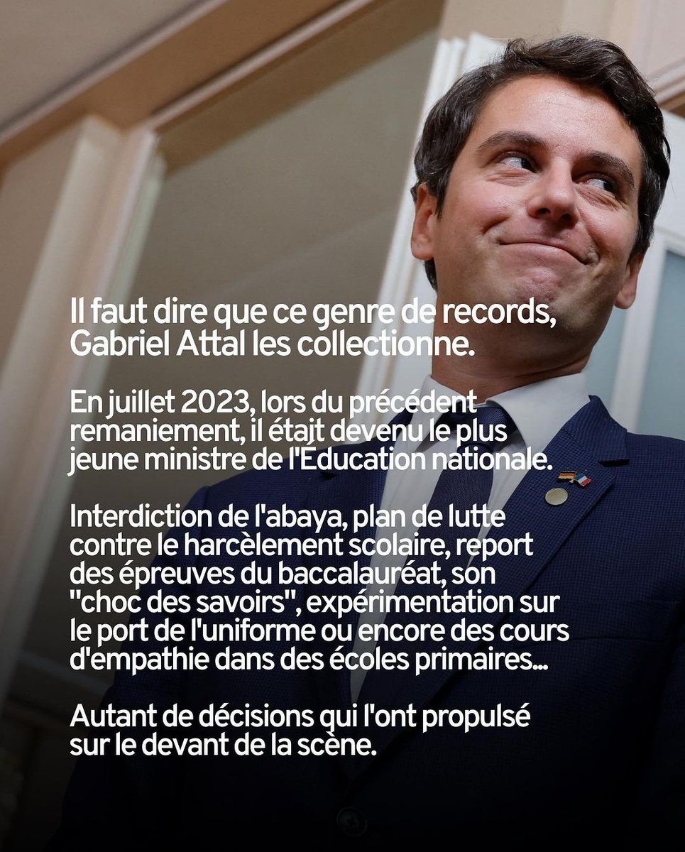 JBOOVII's tweet photo. Je ferais un simple reproche à @EmmanuelMacron, il est sans pitié avec l'opposition, la nomination de @GabrielAttal va terriblement les emmerder parce que la compétence c'est ce qu'il y'a de plus terrible pour la médiocrité.
#AvecAttal https://t.co/6YrgPJzxo4