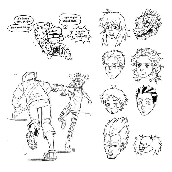 forgot........... the extras 😿
#dorohedoro #drhdr #ドロヘドロ 