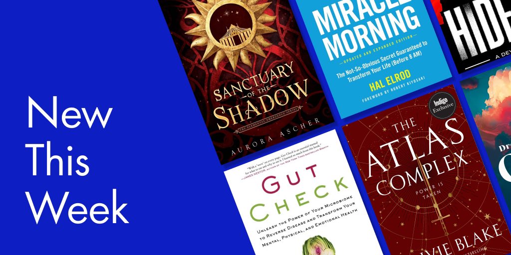 Start the new year right with new reads! 🎉📚 Dive into #AuroraAscher's #romantasy #SanctuaryOfTheShadow 🖤. Explore ambition in #OlivieBlake's #TheAtlasComplex .💫 And transform with #HalElrod's #The Miracle Morning ✨

Find new books here: ow.ly/wO0350QoXiG #BookTwitter
