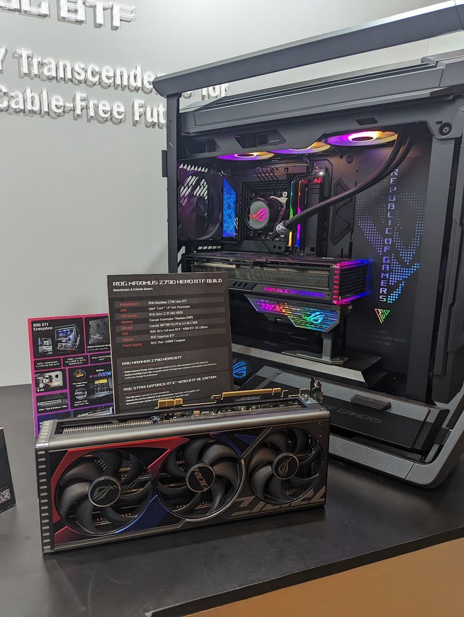 ASUS is going strong on the BTF 