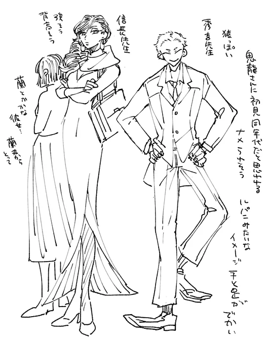 ついでに捏造秀吉先生と信長先生+α 