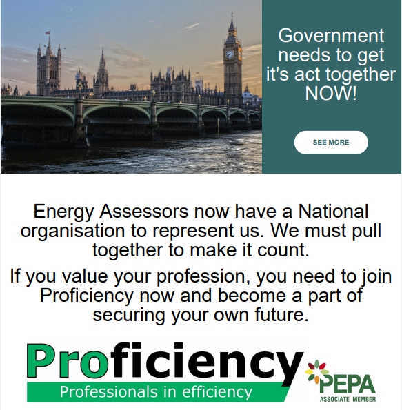 ProficiencyUK's tweet photo. 2024 - The year of the Energy Assessor. If you missed your copy of the January newsletter from @ProficiencyUK you can download it here https://t.co/wP5vd104j4. Time to be a part of it. https://t.co/E0jcaGRQrv