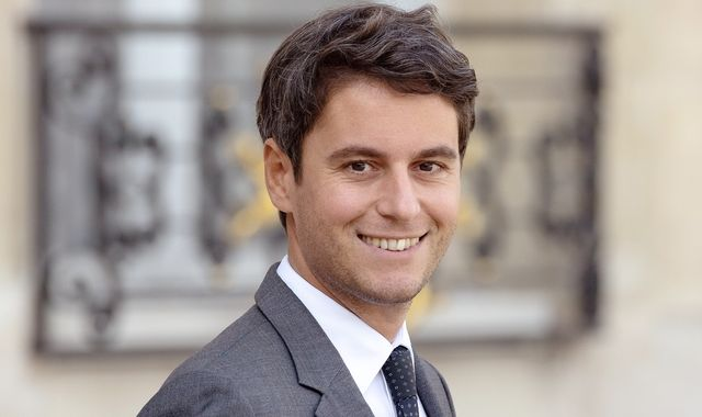 adamparsons's tweet photo. Blair and Cameron, both considered young and vibrant, were 43. Gabriel Attal is 34. 
He's younger than Rihanna, Emma Stone, Adele and West Ham's Angelo Ogbonna. 
He's younger than Vanessa Hudgens, for goodness sake. AND HE'S PRIME MINSTER OF FRANCE. https://t.co/tVDm8qUQP5