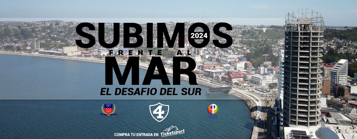 CuartaPM's tweet photo. @cuartaptomontt Domingo 11 de febrero, subimos frente al mar 33 pisos torre costanera https://t.co/Q59c40PpxO https://t.co/vVnr3VPNZ1