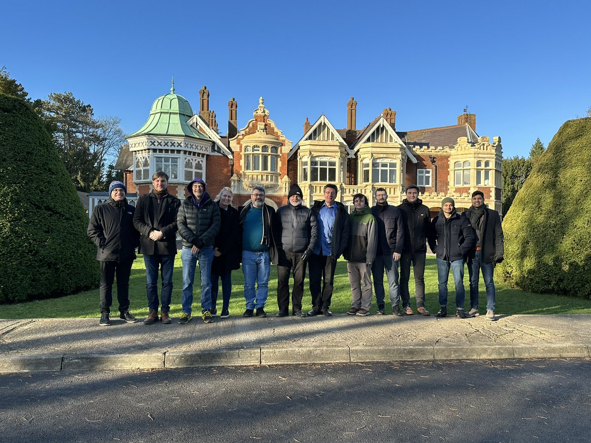 Excited to announce the kick off for the #SoFAIR project on making research software findable, accessible, interoperable and reusable. The project partners also got to visit the iconic @bletchleypark today - and even the sun came out. ☀️ bit.ly/SoFAIR Looking forward…