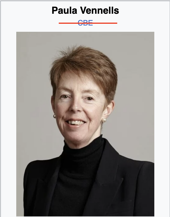 DycellaCP's tweet photo. #PostOfficeScandal  . Is this true? Just read on Wikipedia: "[Paula Vennells] was awarded a CBE... On the 9th January 2024 she handed back her CBE in response to revelations on her involvement in the Post Office Scandal." Not the only one at fault but good news all the same. https://t.co/cFYfnxuY7o