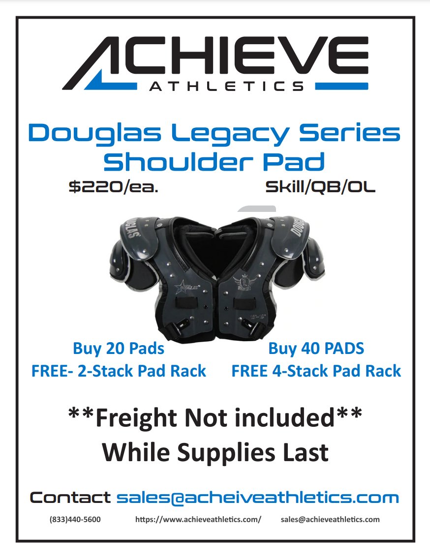 We've got you coverd for all of your football equipment needs. Here's an easy button for your football programs!!