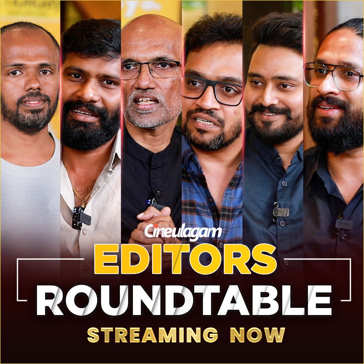 Editors Roundtable - FIRST-EVER✂️🎬 🔴STREAMING NOW: ▶️WATCH: youtu.be/MWq2E6rU8WY @sreekar_prasad @AntonyLRuben @EditorSelva @philoedit @sreejithsarang #EditorRamar @VJ_Krishna18 #CineulagamEditorsRoundtable #EditorsRoundtable #Thalaivar171 #Leo #Ayalaan #Thangalaan…