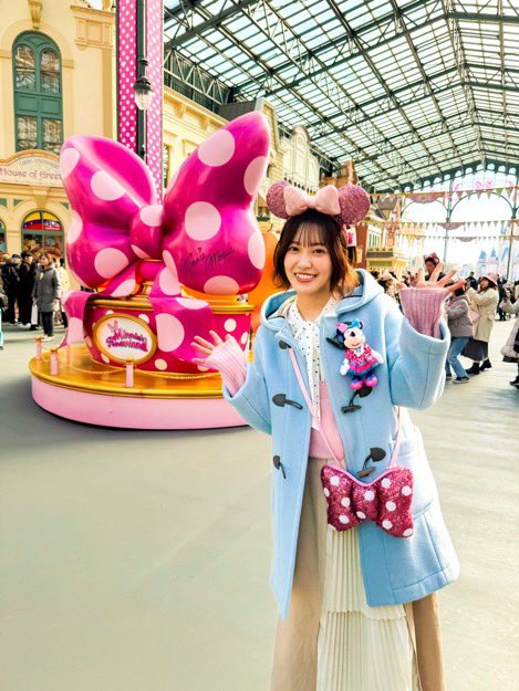 櫻坂46 #まつりちゃん が🌸 #ディズニー・パルパルーザ ミニーのファン