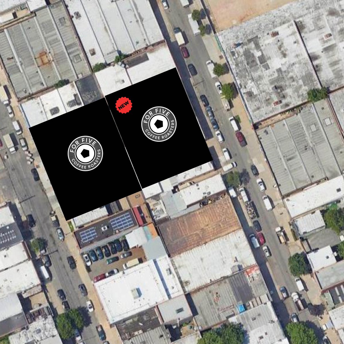 forfivecoffee's tweet photo. The boys have done it again! 🏬📈👏🏼

Our co-founders Stef and Tom have just purchased yet another multi-million dollar warehouse in the heart of Queens to increase production of the coffee you all know and love!

#ForFiveCoffee #ForTheWorld https://t.co/bnkelp6sXW