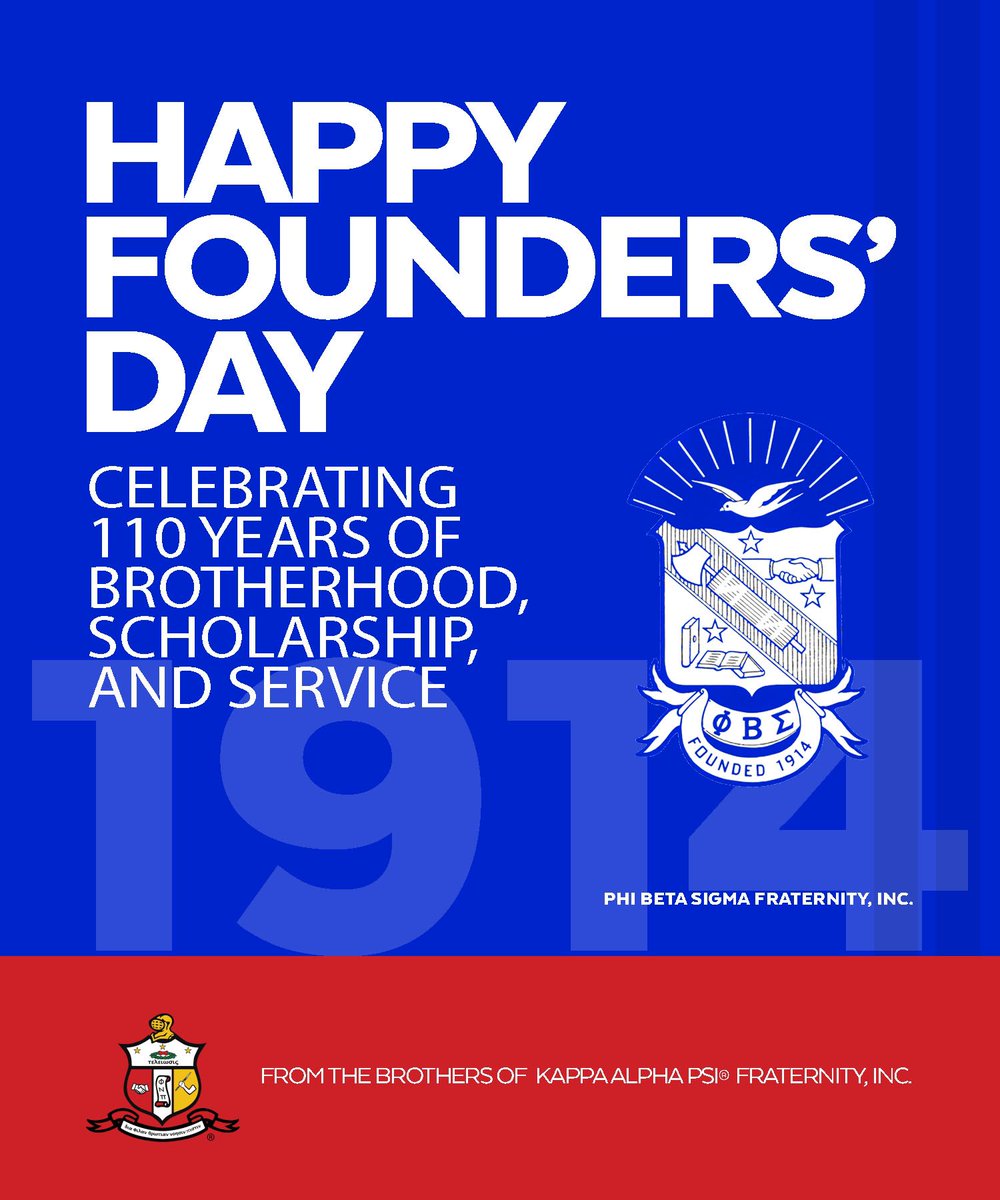 kapsi1911's tweet photo. Happy Founders’ Day to Phi Beta Sigma Fraternity, Inc. @pbs_1914 #phibetasigma #foundersday #divine9 #nphc #howarduniversity https://t.co/YYdqLnykjv
