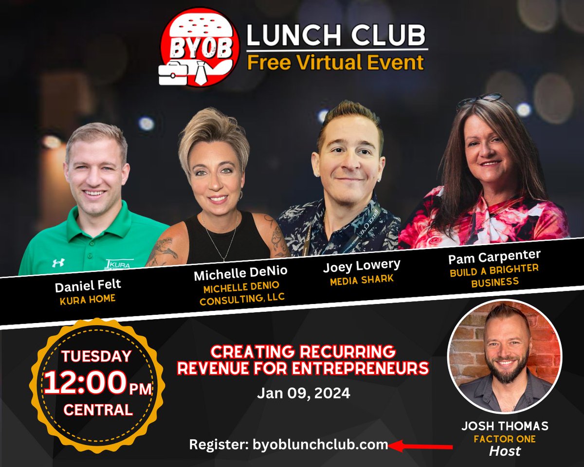 Are you ready for today's BYOB?

Join us later at 12 pm Central. You DON'T want to miss this because it’s going to be 🔥!

Comment BYOB if you want an invite 👇👇👇