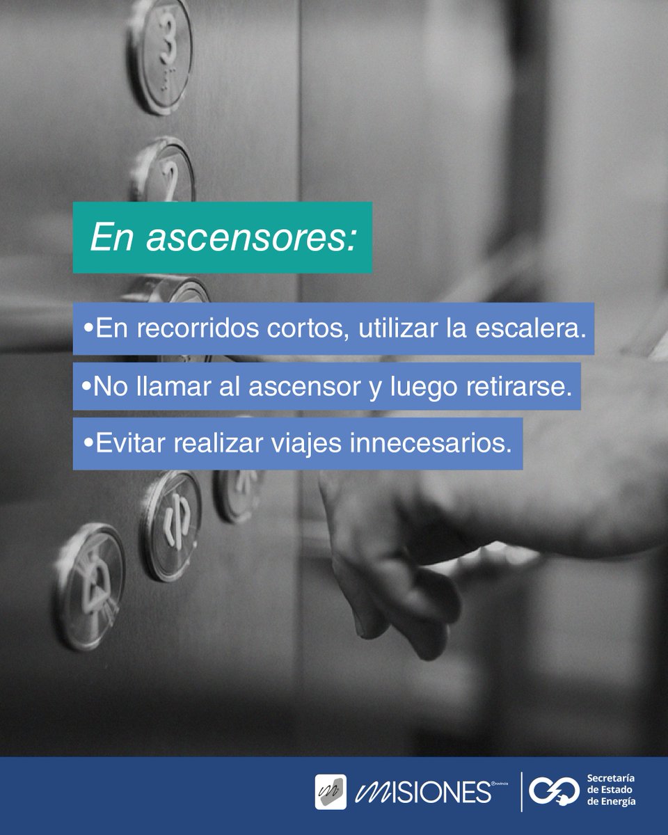 EnergiaMis's tweet photo. El uso responsable de la energía es compromiso de todos⚡

🏢 Los buenos hábitos de consumo no deben ser solo para los hogares. Te dejamos algunos consejos para cuidar la energía eléctrica en tu lugar de trabajo.

Una mejor provincia, la hacemos entre todos 👏🏻 https://t.co/cJmBMs1yv0