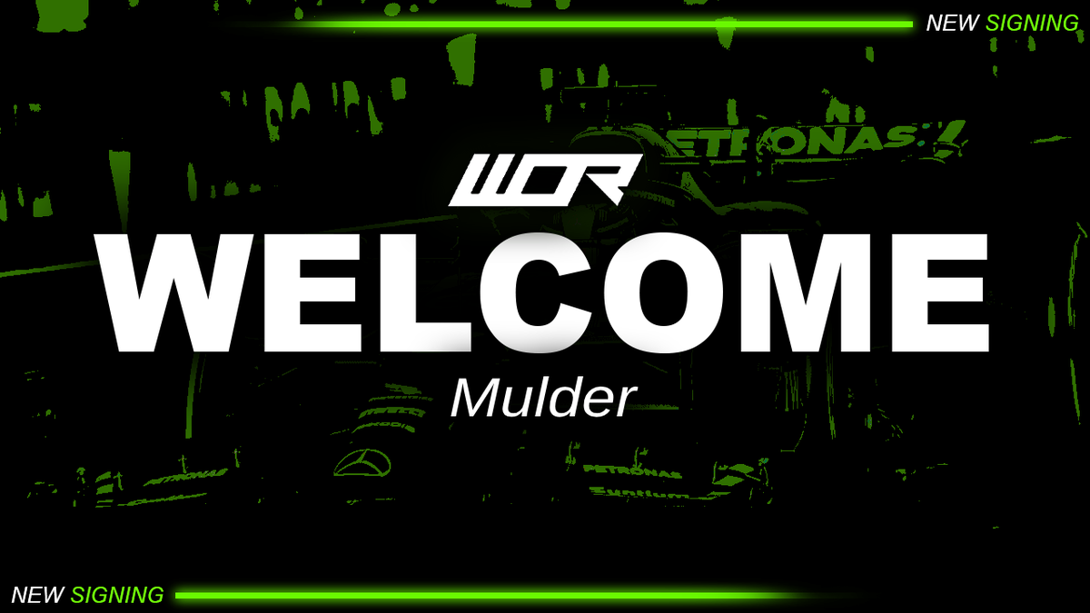 WOResports's tweet photo. DRIVER SIGNING | @R_Mulder28 

The 1st Step to bringing back Xbox 🤩

We are happy to announce Mulder is rejoining the team after 2 years!

The former F1 eSports Challengers Driver showed signs in wanting to return to the team so we signed him!🤝

Welkom Mulder!

#RaceTheWorld