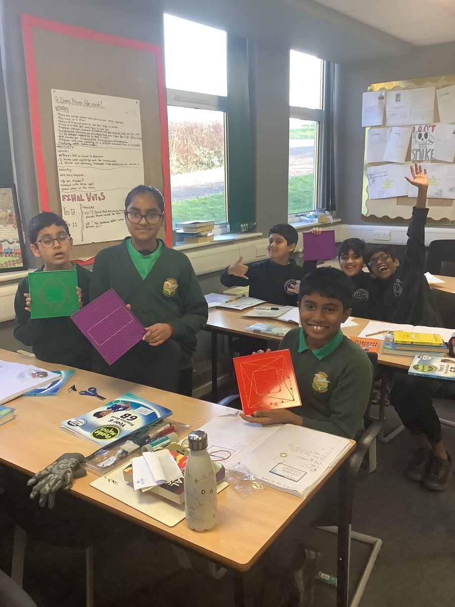 Gade_WPA's tweet image. Great use of resources in today’s maths lesson where we were looking at creating our own scaled down shapes and working out the real life measurements using ratio! #WatersideMaths