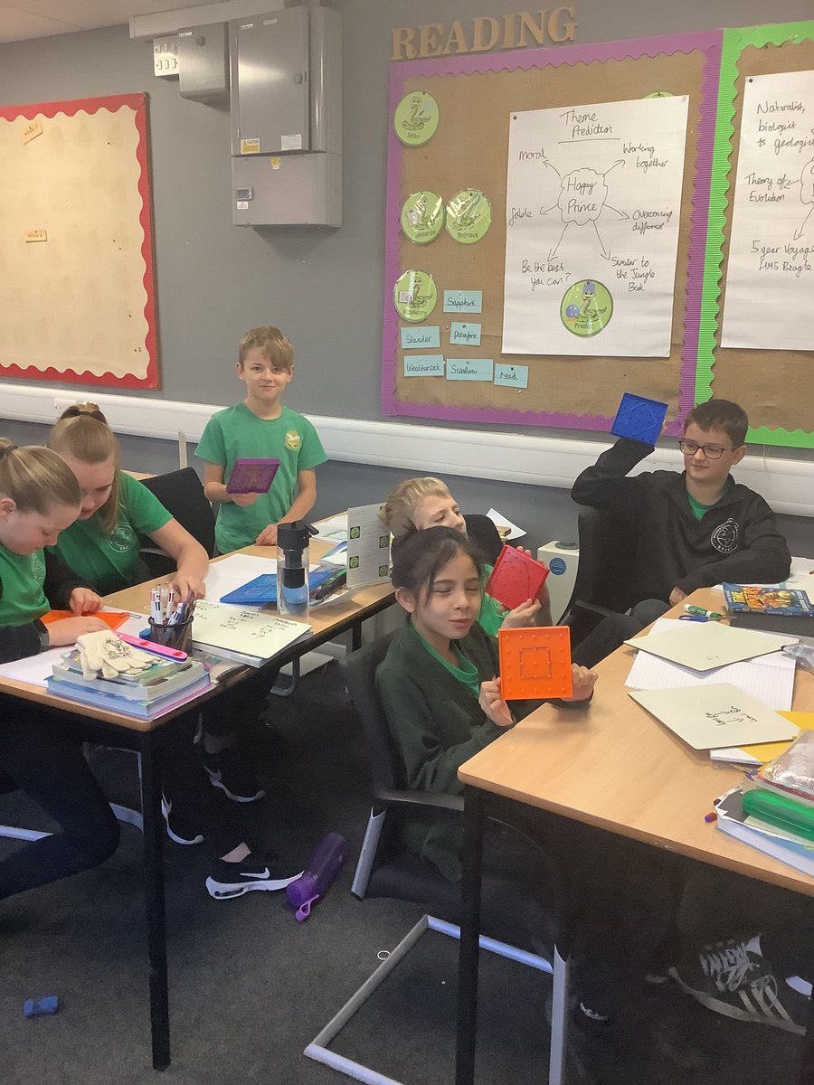 Gade_WPA's tweet image. Great use of resources in today’s maths lesson where we were looking at creating our own scaled down shapes and working out the real life measurements using ratio! #WatersideMaths