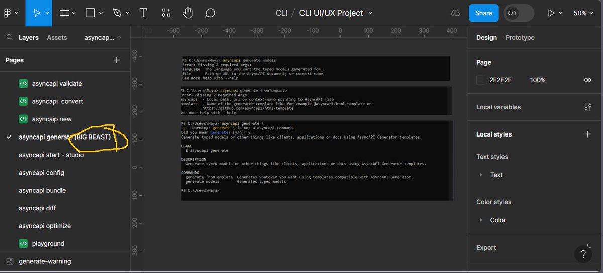 maya_ux_ui's tweet image. Looking forward to tackling this week&apos;s challenge: improving the UI/UX of the @AsyncAPISpec CLI &quot;generate&quot; command. 

Excited to conquer the big beast! 👩‍💻✨
 #AsyncAPI #CLI
