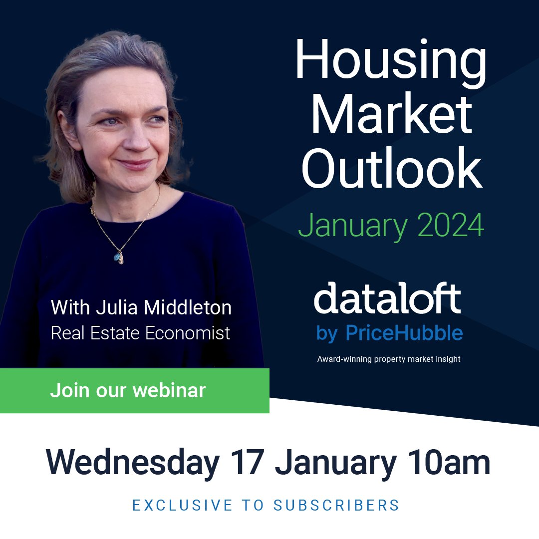 Dataloft by PriceHubble's Real Estate Economist, Julia Middleton will present her thoughts on the UK housing market outlook for our clients next week. To attend the session, please register here: lnkd.in/ezrPUPTz #pricehubble #dataloft #propertymarketinsight