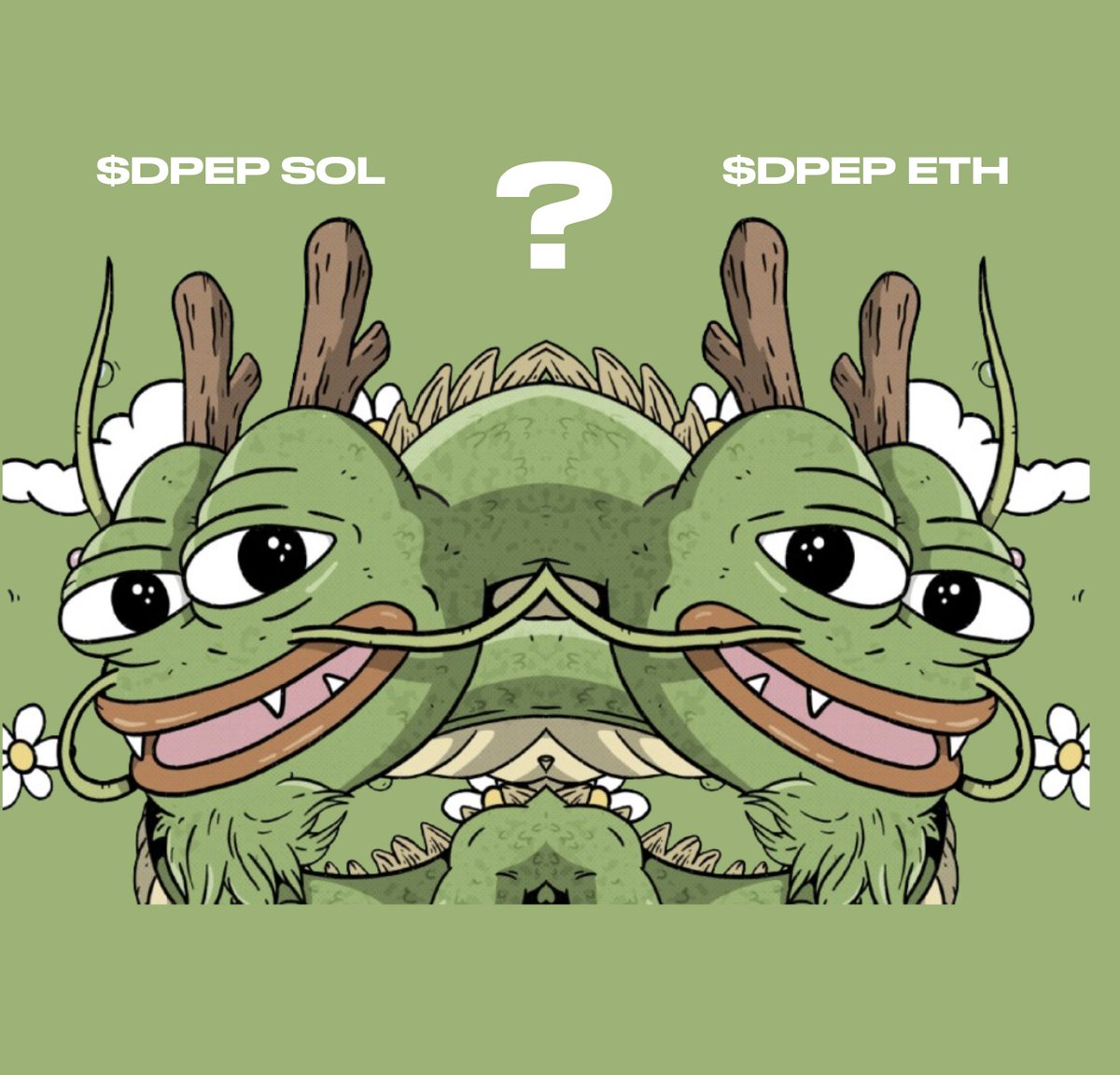 DRAGO BATTLE IS HERE🐉 

❤️ WHICH DRAGOPEP DO YOU THINK WILL FLY HIGHER? 

MAGESTIC $DPEP SOL OR LEGENDARY $DPEP ETH?