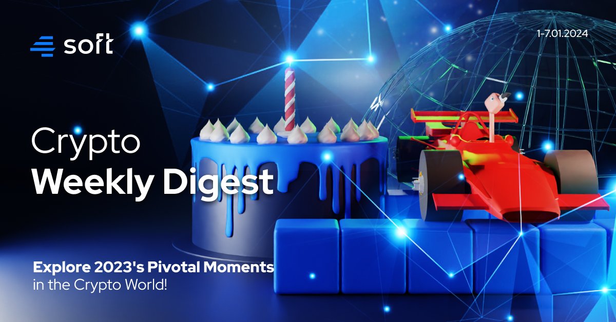 4soft_'s tweet photo. 1/10
🌟 Crypto Surge: Bitcoin at 15 🎂, F1's New Crypto Edge 🏎️, ETFs Await SEC Nod 📈, DeFi Dilemmas 😓! Dive into our latest #CryptoWeeklyDigest for the hottest stories in the crypto world! 🔍💸 Follow this thread for the scoop! ⬇️ #Bitcoin15 #CryptoF1 #ETFAwait #DeFiChallenges https://t.co/CmpB9iiLyM
