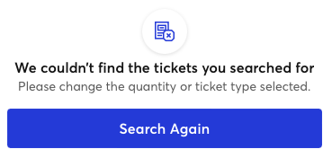 anonymousronan's tweet photo. @TicketmasterCS URL is now loading and looks like they're now sold out. Can you confirm? https://t.co/0q6R3kFh68