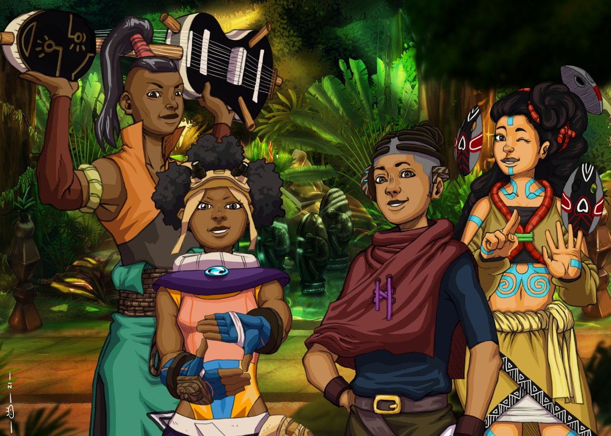 ElitesOfMboa's tweet photo. Caloo Hunters our animated series still in development in which you will immerse yourself in an obsessive quest for Caloos by groups of Aurionics seeking to enrich themselves but at the same time make a huge traffic of Caloos.
#Caloo #CalooHunters https://t.co/2jaLe6w2ZC