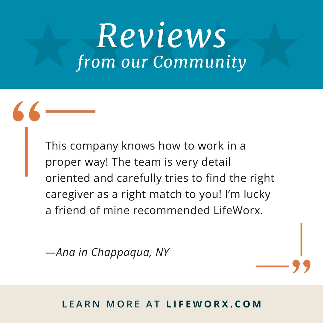 Starting off 2024 on the right foot! 

Thanks, Ana for taking the time to give us your feedback. It's so rewarding to receive such kind words from our clients.

#lifeworx #eldercare #homecare #clienttestimonial