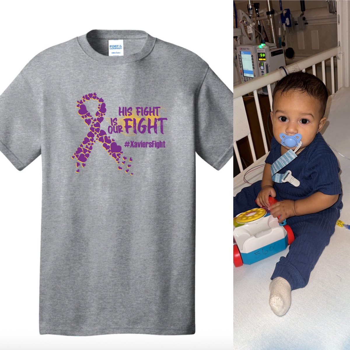 Many people have asked about a shirt to show support for Xavier as he battles cancer.

Lions Den Sports Shop has headed up a fundraiser for our sweet boy. You can order #XaviersFight shirts right here: xaviersfight.itemorder.com

His fight is our fight. 💛🎗️💜