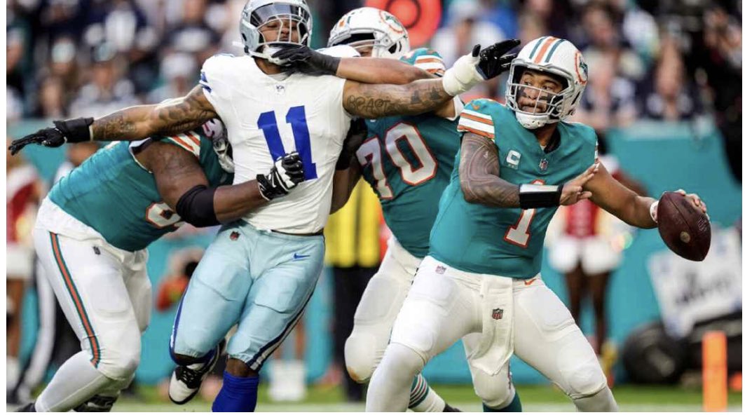 Will Brunson (@thewillbrunson) on Twitter photo Hey <a href="/NFL/">NFL</a> <a href="/nflcommish/">Roger Goodell</a> if those were <a href="/dallascowboys/">Dallas Cowboys</a> offensive lineman, I bet the refs would call HOLDING every single time…am I right, <a href="/MicahhParsons11/">Micah Parsons</a>? Hey <a href="/NFL/">NFL</a> <a href="/nflcommish/">Roger Goodell</a> if those were <a href="/dallascowboys/">Dallas Cowboys</a> offensive lineman, I bet the refs would call HOLDING every single time…am I right, <a href="/MicahhParsons11/">Micah Parsons</a>?