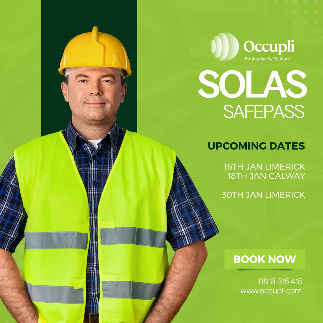 occupli_'s tweet photo. Check out our upcoming Safe Pass dates in Limerick &amp; Galway!

Book now at https://t.co/MxvgGY72It 
#occupli #puttingsafetytowork #limerick #galway https://t.co/VUs6tRmK62