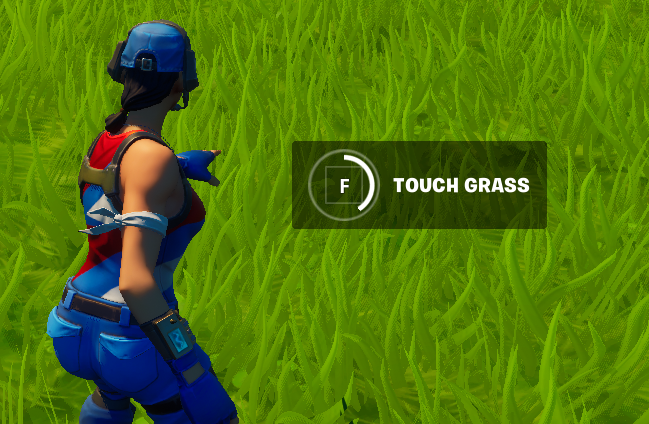 Fortnite scrapped the 'Spend 5 minutes touching grass' quest, which was supposed to come out today ‼️