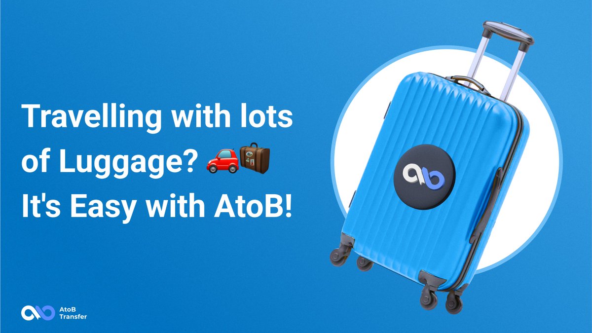 AtoB_transfer_'s tweet photo. Forget about your overloaded luggage - just book your transfer with AtoB, and let your driver help you out with the heavy burden! #atobtransfer #airporttransfer #airporttaxi #chauffeurservice #travel https://t.co/aW7bOiVuwO