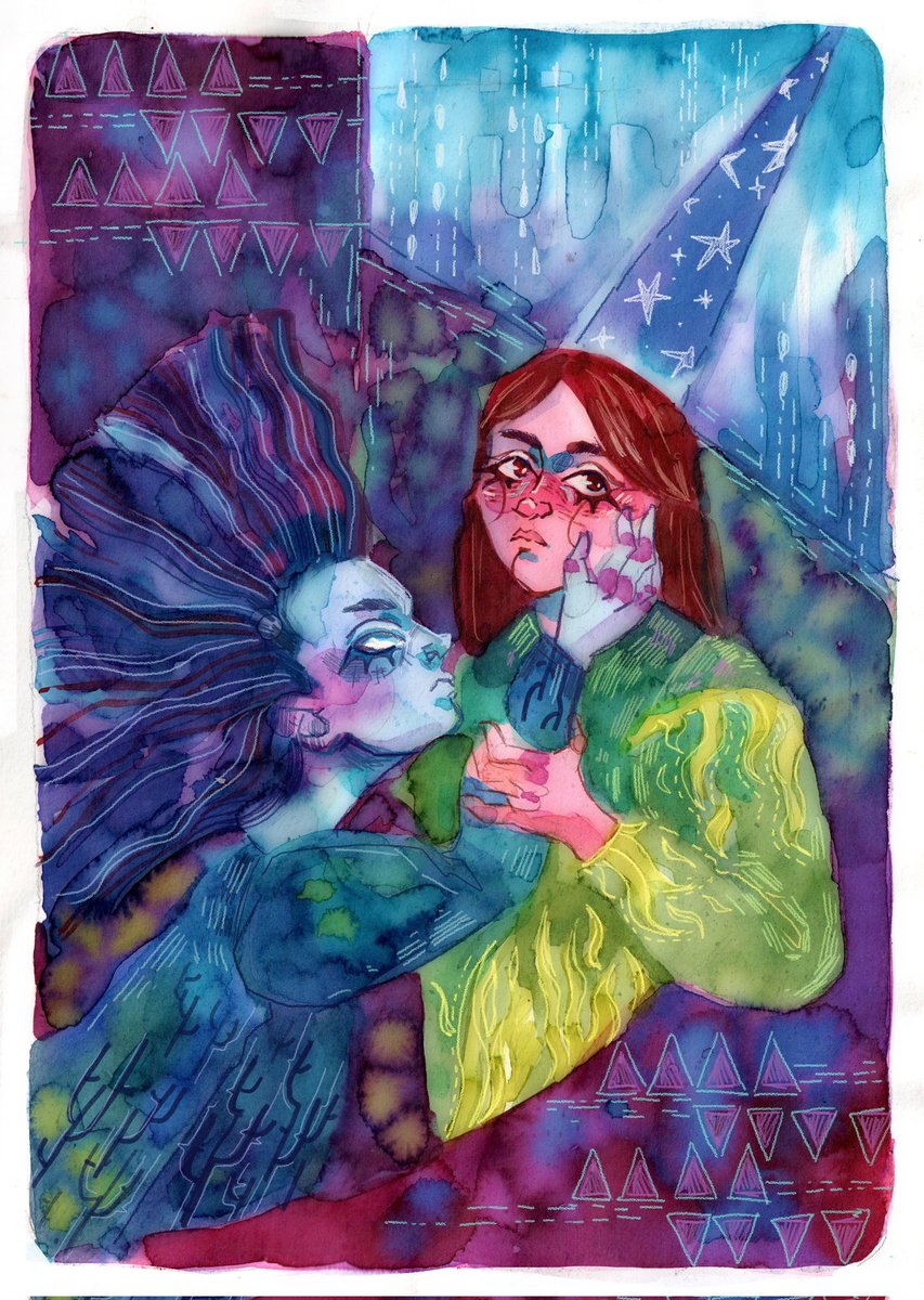 pani_mouse's tweet image. Hello I am ukrainian watecolor artist who wants to be book illustrator!! I love Terry Pratchett, games about saving world with datesim elements :D (mass effect and dragon age) and my original characters!!
#PortfolioDay