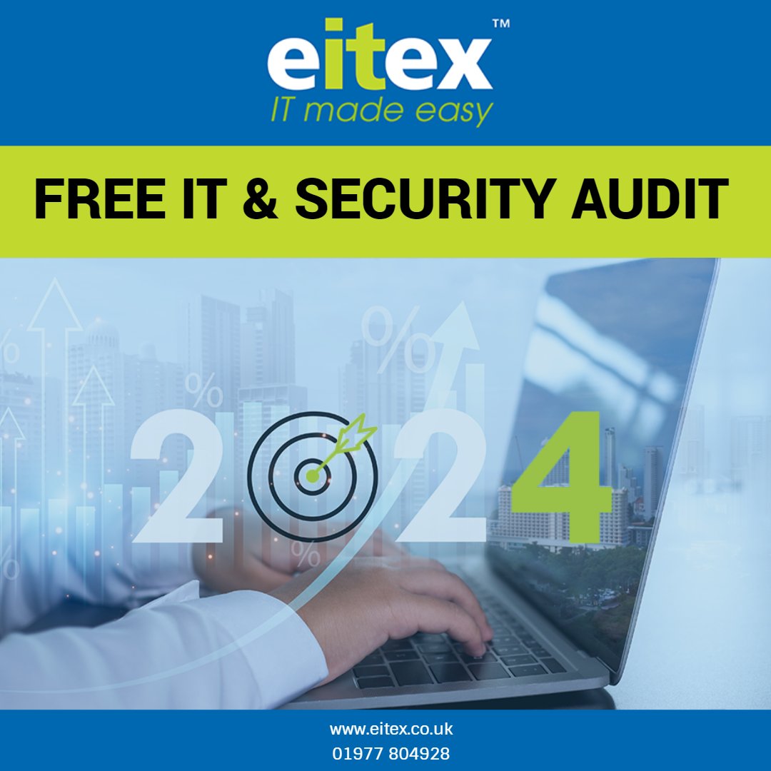 EitexUK's tweet image. Experiencing IT challenges or concerned about cybersecurity? We've got you covered! Reach out for a complimentary IT and security audit to give you the best year ever. Let's ensure your tech is top-notch! 💻🛡️ #ITSupport #Cybersecurity #TechAudit