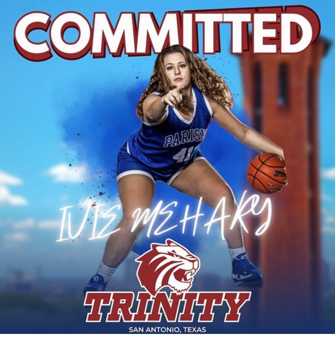 Ivie Mehary (@imehary) on Twitter photo I want to thank every coach and teammate for pushing me to be better, the long hours and hard work have paid off. I’m beyond excited to be playing for <a href="/TUWBBall/">TRINITY U WBB</a> for the next four years and am grateful for the opportunity .
#TigerPride
<a href="/LSU_CoachCole/">Coach Cole</a>
<a href="/CoachRae_B/">RaeShara</a>
<a href="/ParishSports/">Parish Athletics</a> I want to thank every coach and teammate for pushing me to be better, the long hours and hard work have paid off. I’m beyond excited to be playing for <a href="/TUWBBall/">TRINITY U WBB</a> for the next four years and am grateful for the opportunity .
#TigerPride
<a href="/LSU_CoachCole/">Coach Cole</a>
<a href="/CoachRae_B/">RaeShara</a>
<a href="/ParishSports/">Parish Athletics</a>